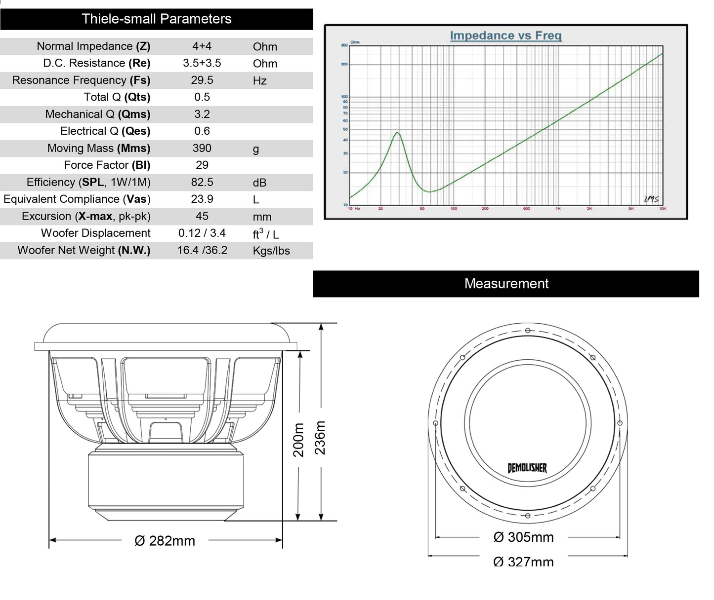 12" Smash Audio Demolisher series SDS-12D4